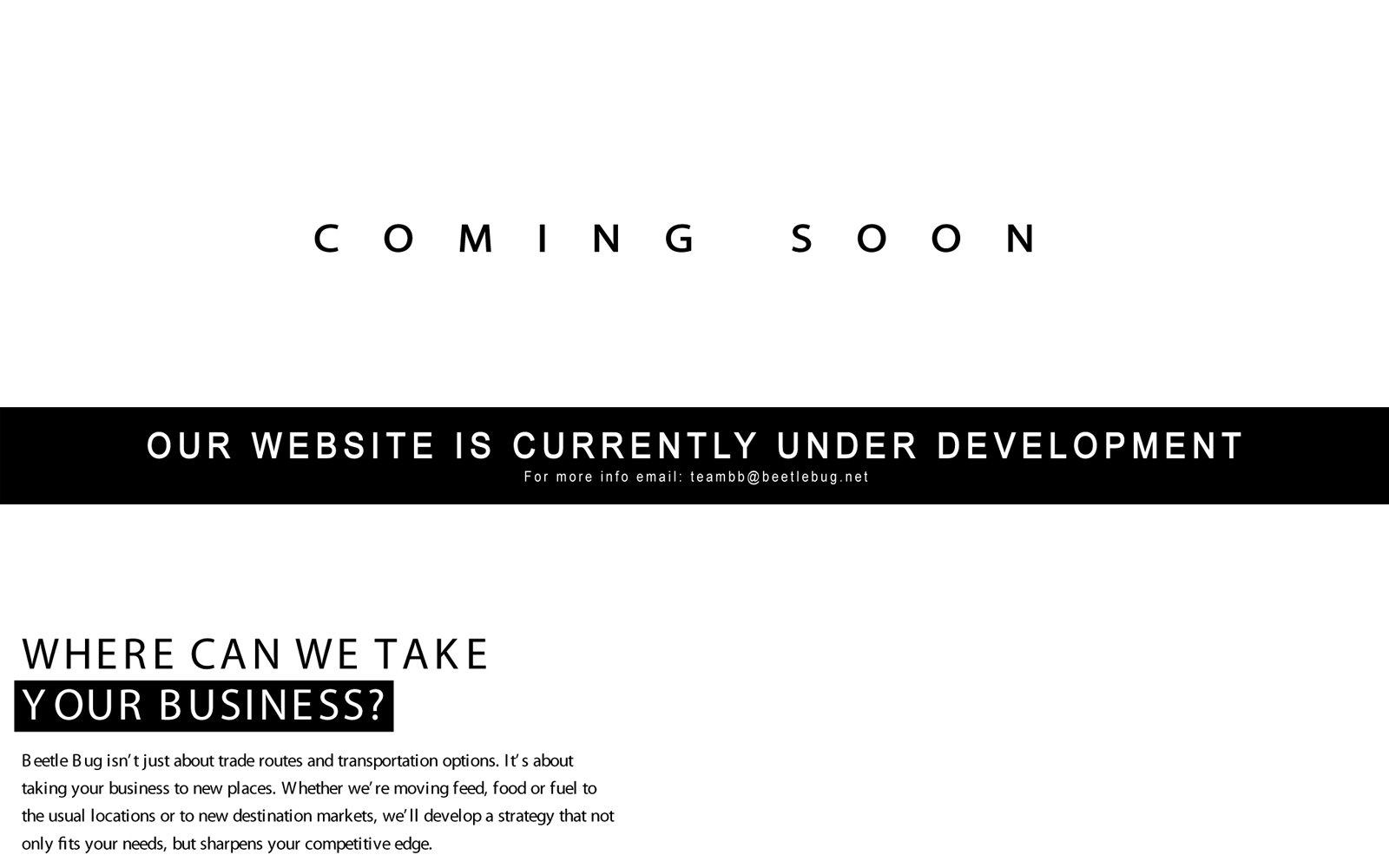 Where can we take your business